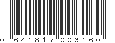 UPC 641817006160