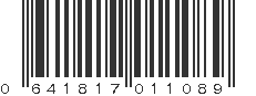 UPC 641817011089