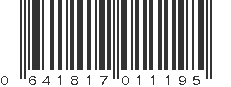 UPC 641817011195