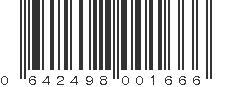 UPC 642498001666