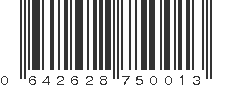 UPC 642628750013