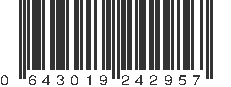 UPC 643019242957