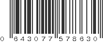 UPC 643077578630