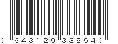 UPC 643129338540