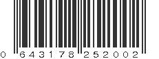 UPC 643178252002