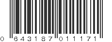 UPC 643187011171