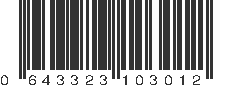 UPC 643323103012