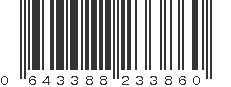 UPC 643388233860