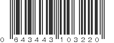 UPC 643443103220