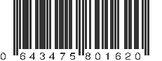 UPC 643475801620