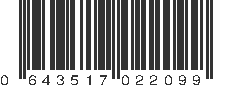 UPC 643517022099