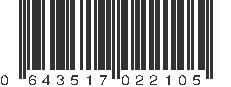 UPC 643517022105