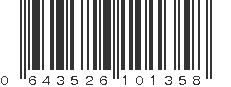 UPC 643526101358