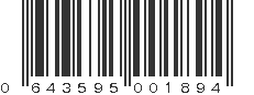 UPC 643595001894