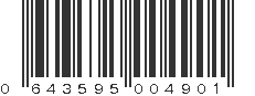 UPC 643595004901