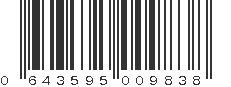 UPC 643595009838