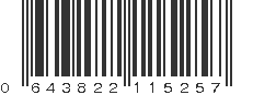 UPC 643822115257