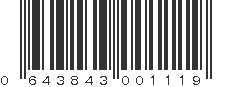 UPC 643843001119