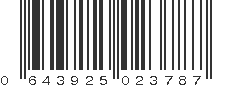 UPC 643925023787