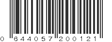 UPC 644057200121