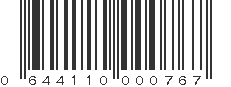 UPC 644110000767