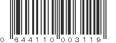 UPC 644110003119