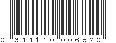 UPC 644110006820