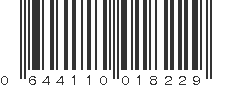 UPC 644110018229