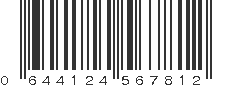 UPC 644124567812