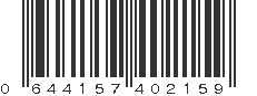 UPC 644157402159