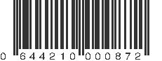 UPC 644210000872