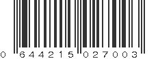 UPC 644215027003