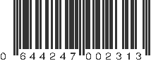 UPC 644247002313