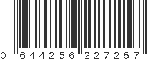 UPC 644256227257