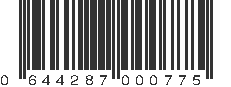 UPC 644287000775