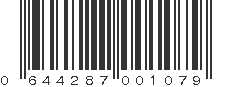 UPC 644287001079