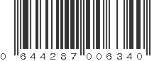 UPC 644287006340