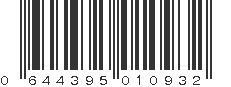 UPC 644395010932