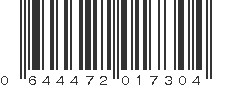 UPC 644472017304