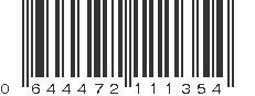 UPC 644472111354