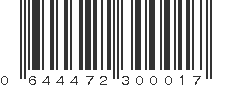 UPC 644472300017