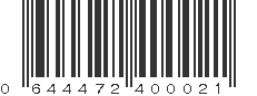 UPC 644472400021