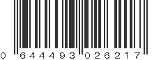 UPC 644493026217