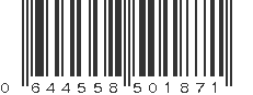 UPC 644558501871