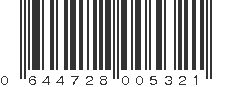 UPC 644728005321