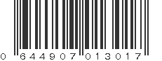 UPC 644907013017