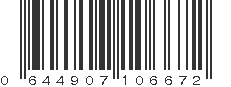 UPC 644907106672