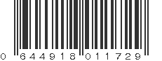 UPC 644918011729