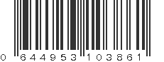 UPC 644953103861