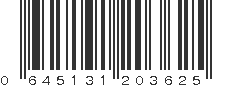 UPC 645131203625